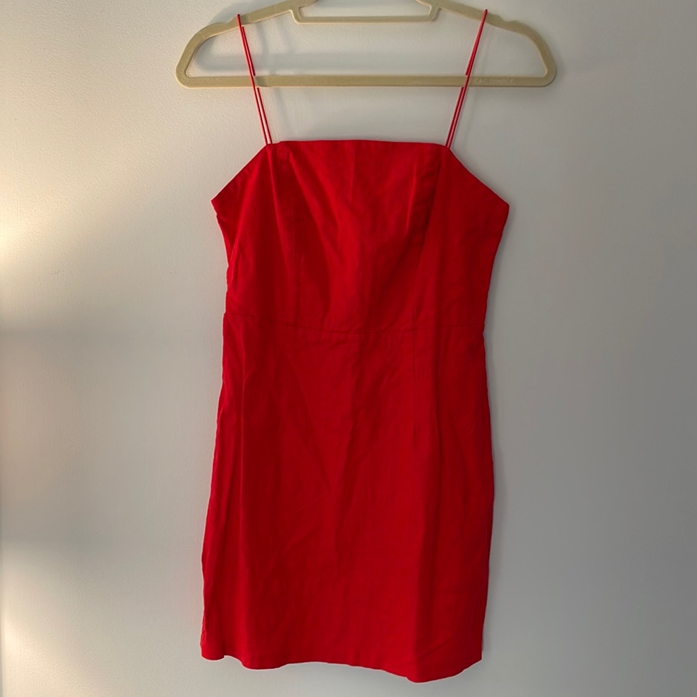 Urban Outfitters red formal dress